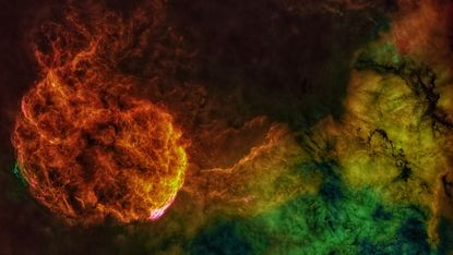 The Jellyfish Nebula, a supernova remnant