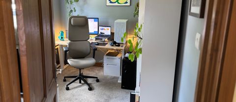 The Boulies Fit Pro in a home office. 