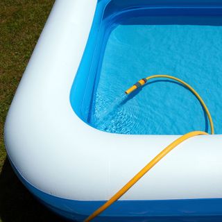 rectangular paddling pool with hose