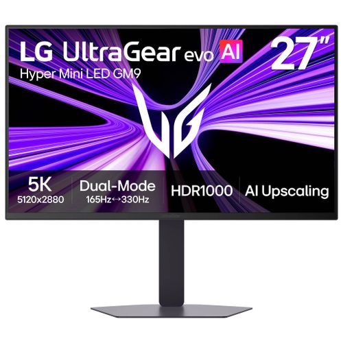 LG UltraGear evo AI 27-inch 5K Mini LED Gaming Monitor
