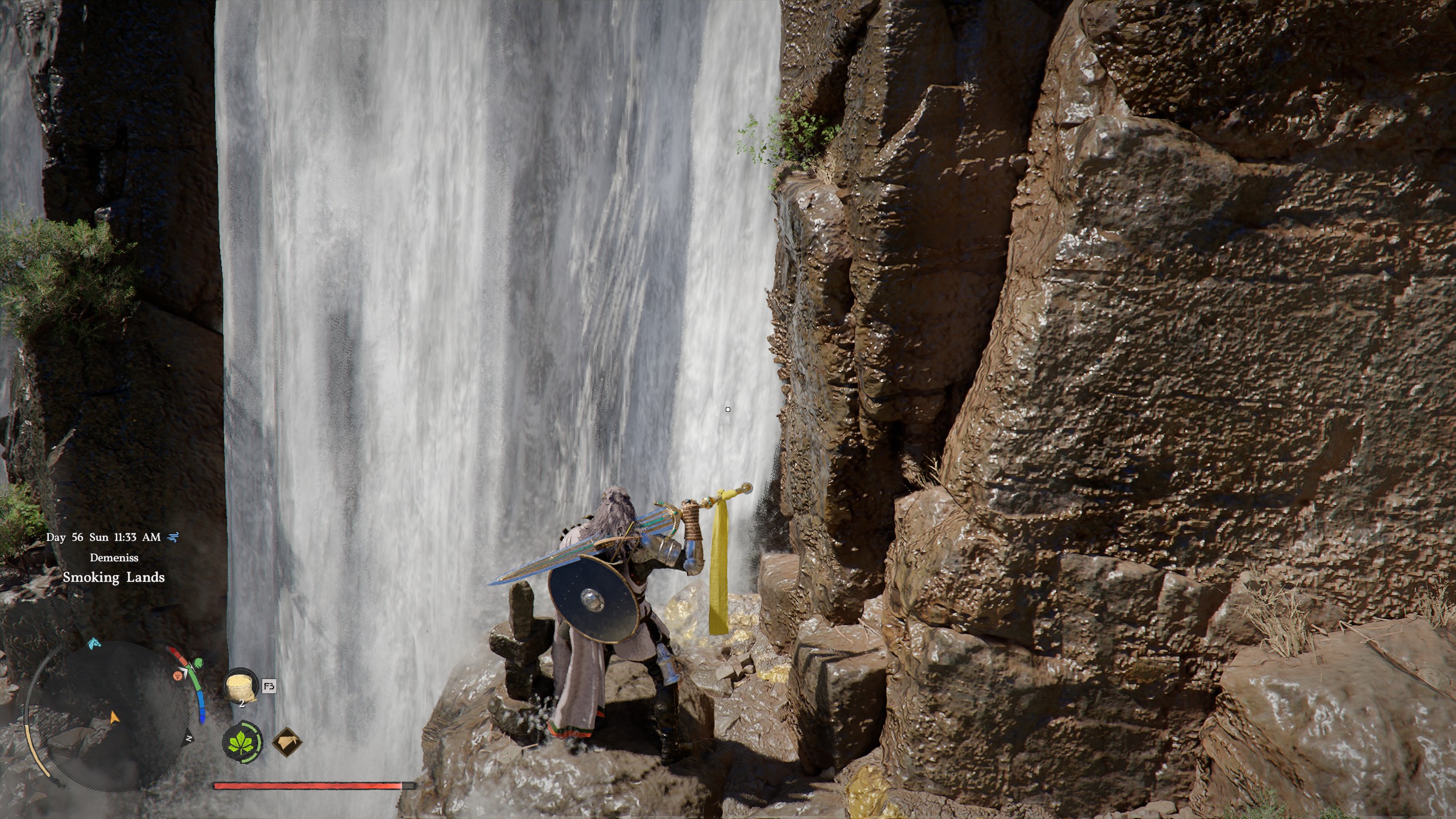 Crimson Desert Frostcursed Armor - Waterfall