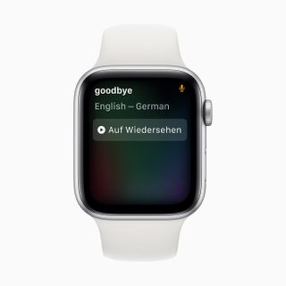 Apple Watch watchOS 7 Siri Translate