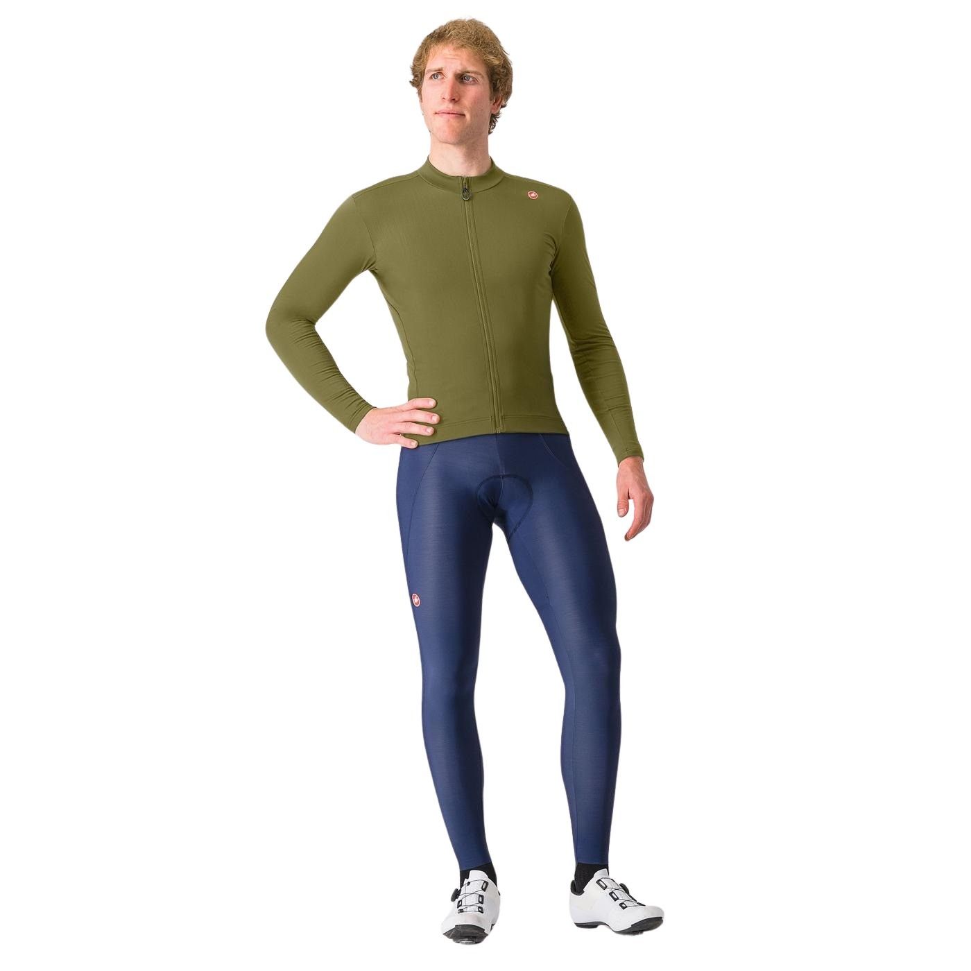 Espresso Men's Cycling Bib Tights - S / Belgian Blue