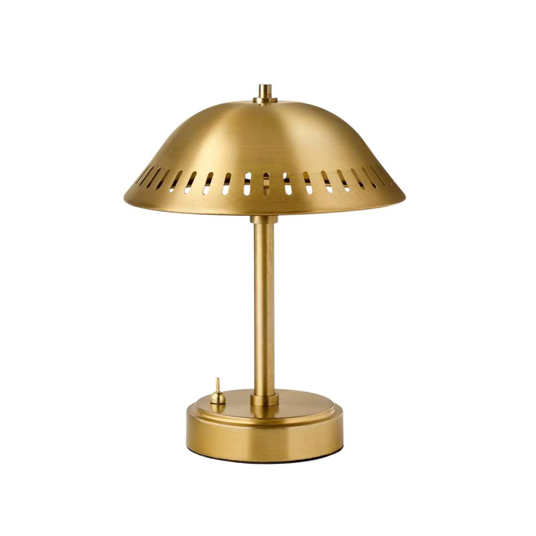 Portable Table Lamp Brass (includes Led Light Bulb) - Hearth U0026#38; Handu0026#8482; With Magnolia