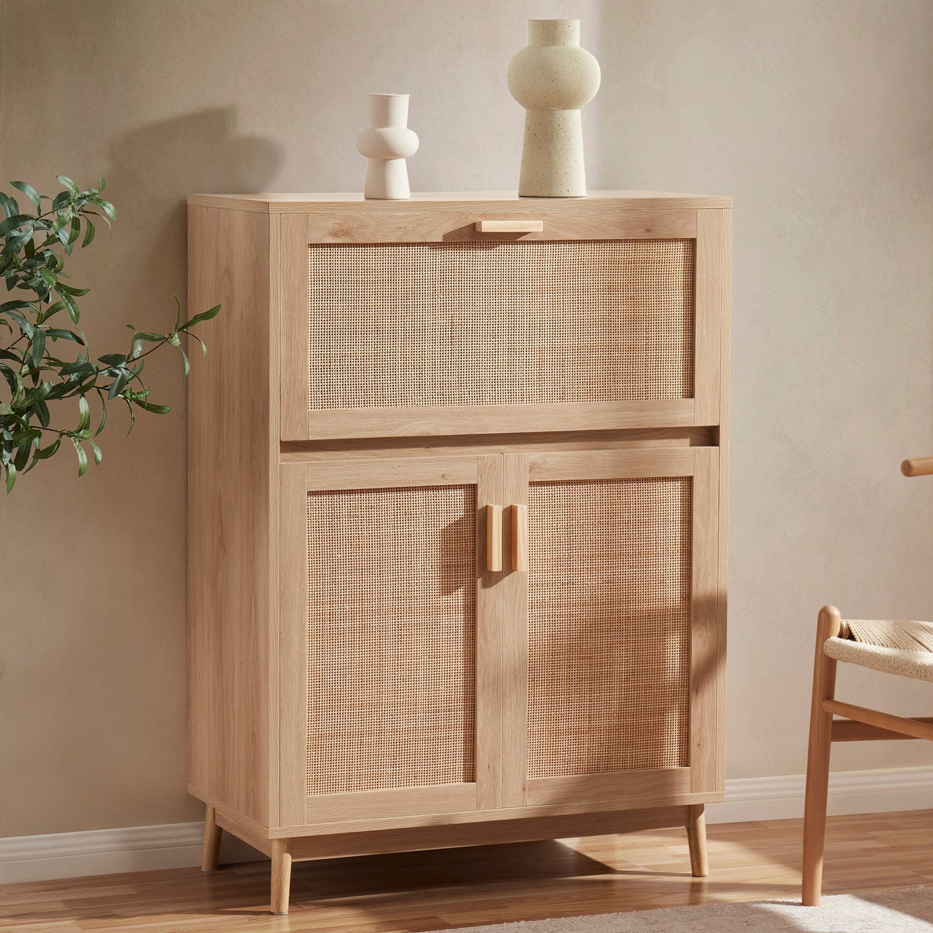 Isla Hideaway Desk - Natural