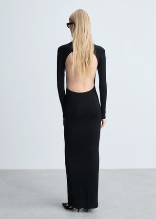 Long Dress With Open Back