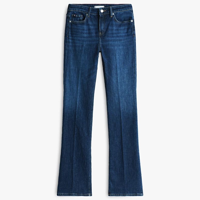 mid blue jeans
