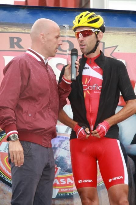 Dani Navarro didn't finish because of a huge crash where he injured his teeth..