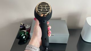 The back of the Hot Tools Pro Signature Salon Ionic AC motor hair dryer