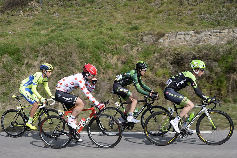 The breakaway on stage 5 of Paris-Nice