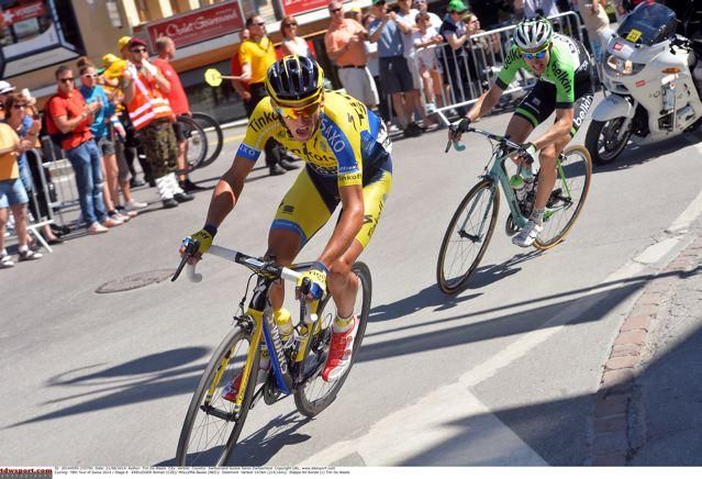 Roman Kreuziger (tinkoff-Saxo) went on the attack but gained little