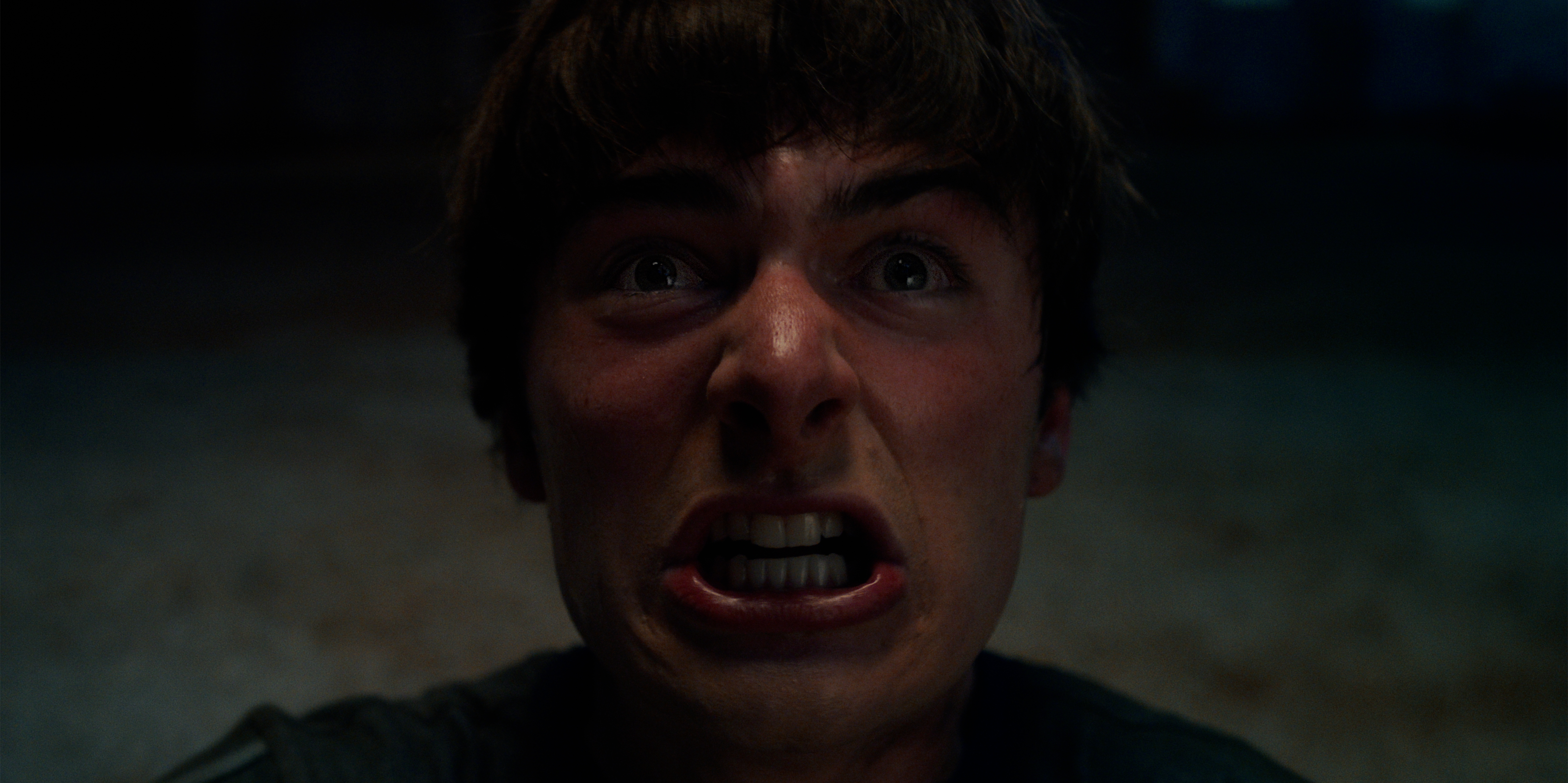 noah schnapp as will byers screaming run in stranger things season 5