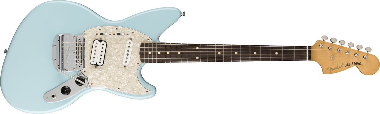 Fender's newly re-issued Kurt Cobain signature Jag-Stang guitar