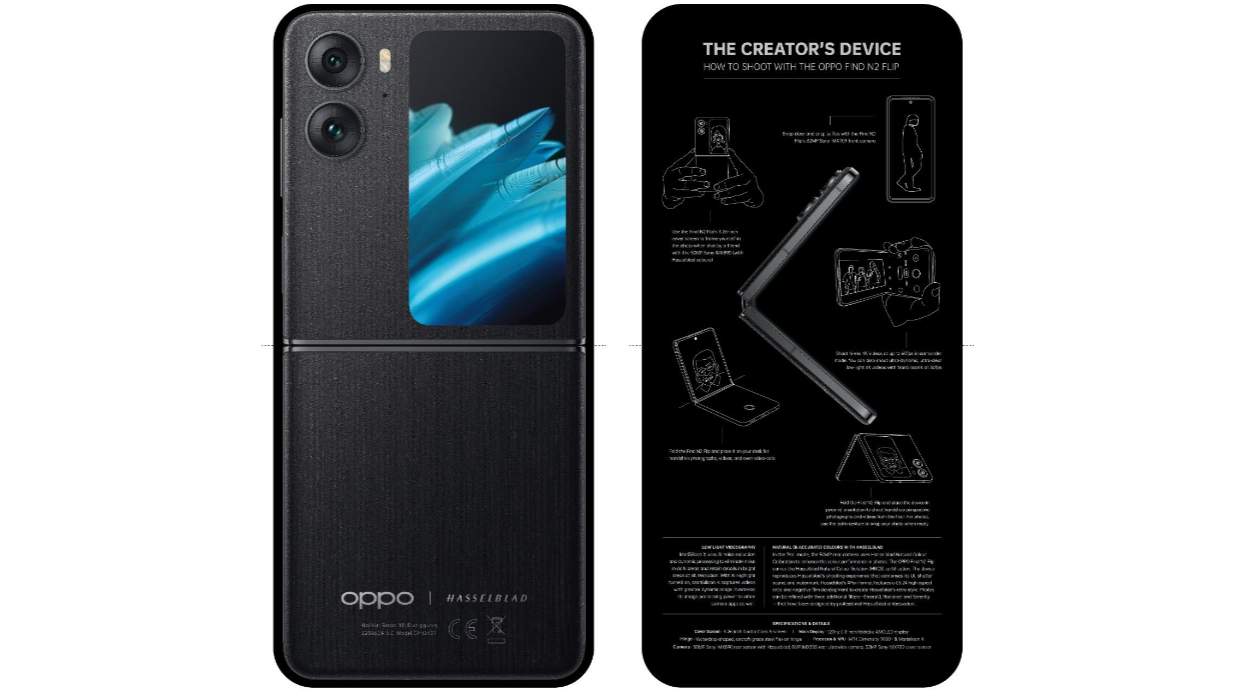 OPPO Find N2 Flip design