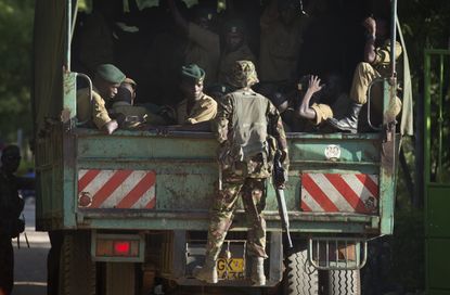 Kenyan military troops