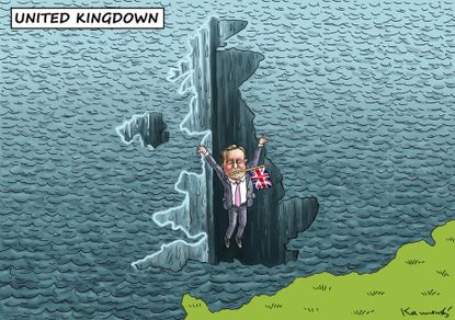 Political cartoon World United Kingdom