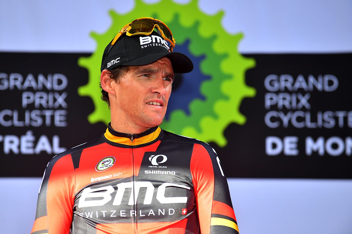 Greg Van Avermaet (BMC) on the podium