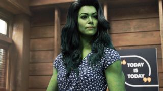 Tatiana Maslany as Jennifer "Jen" Walters/She-Hulk in She-Hulk: Attorney at Law