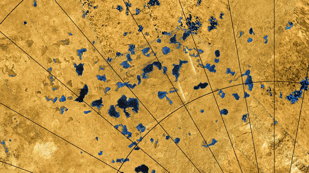 Titan&#039;s surface sports many small lakes, which scientists studied in two new papers.