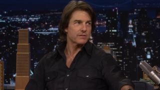 Tom Cruise on The Tonight Show. 
