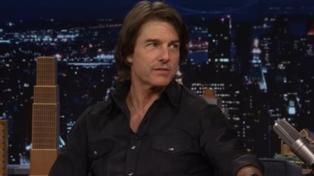 Tom Cruise on The Tonight Show. 