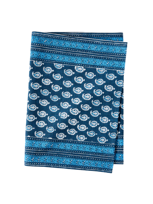 Navy Blue Janpath Printed Runner