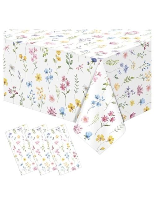 Spring Wildflower Tablecloth (3 set) 
