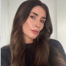 Eleanor Vousden wearing Merit lip blush