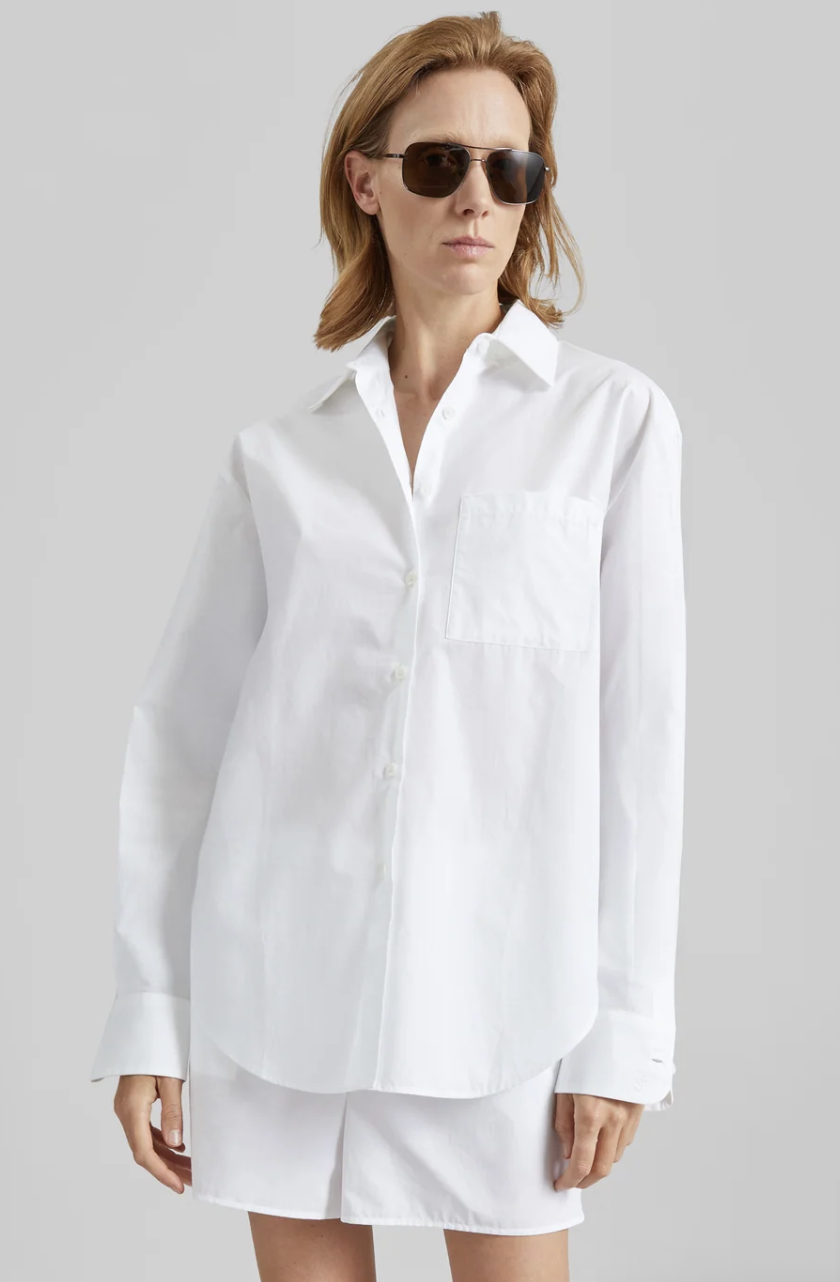 The Frankie Shop, Lui Organic Cotton Shirt - White