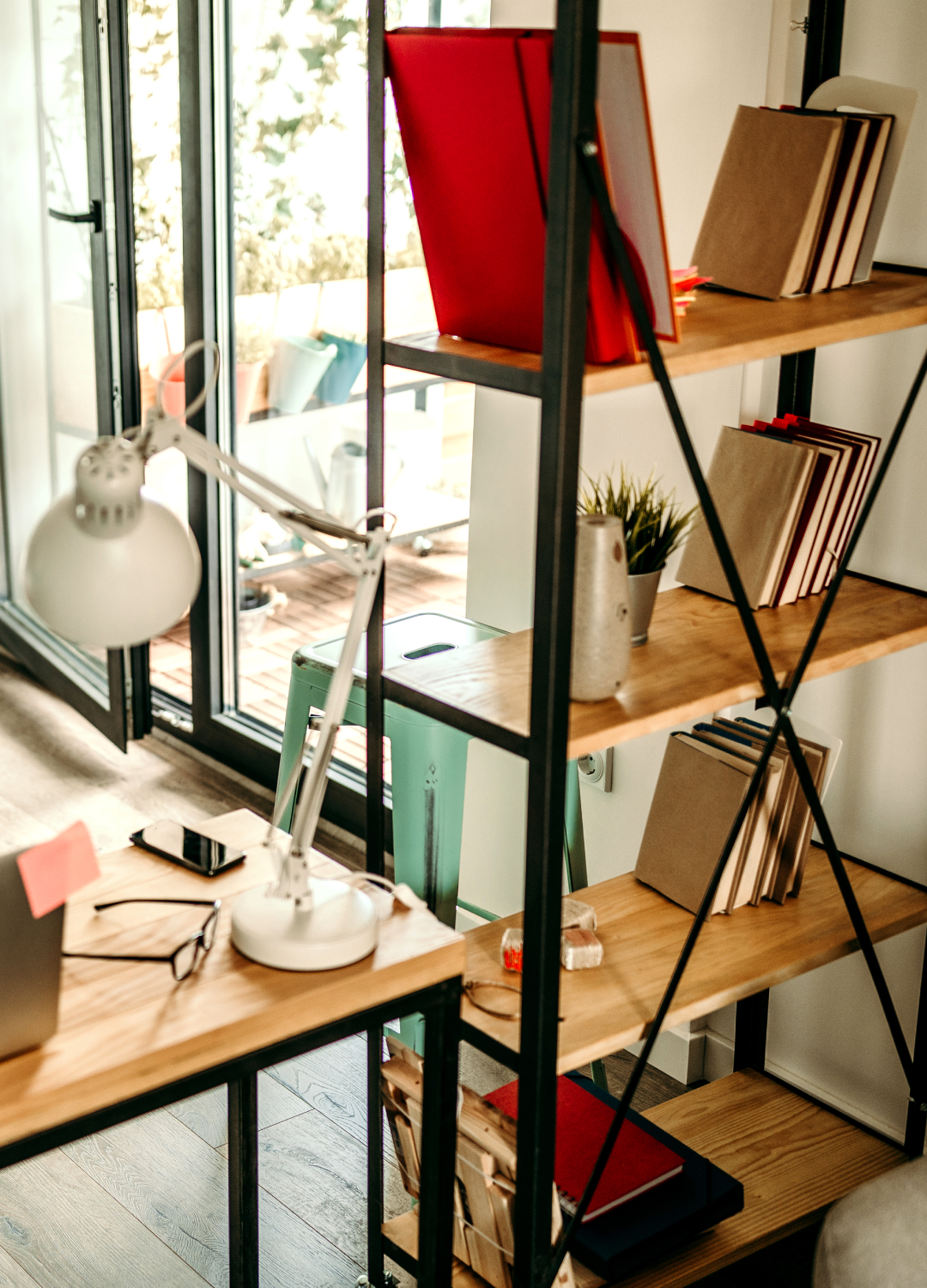 At home office