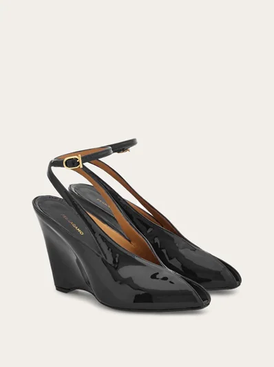 Wedge Heeled Sandals With Rhinestones - Women | Mango Usa