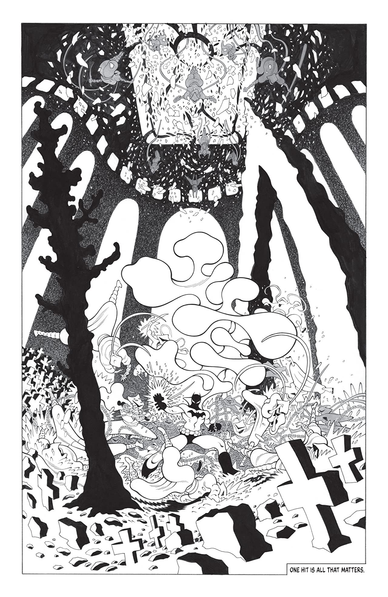 Batman: Black and White #1 art