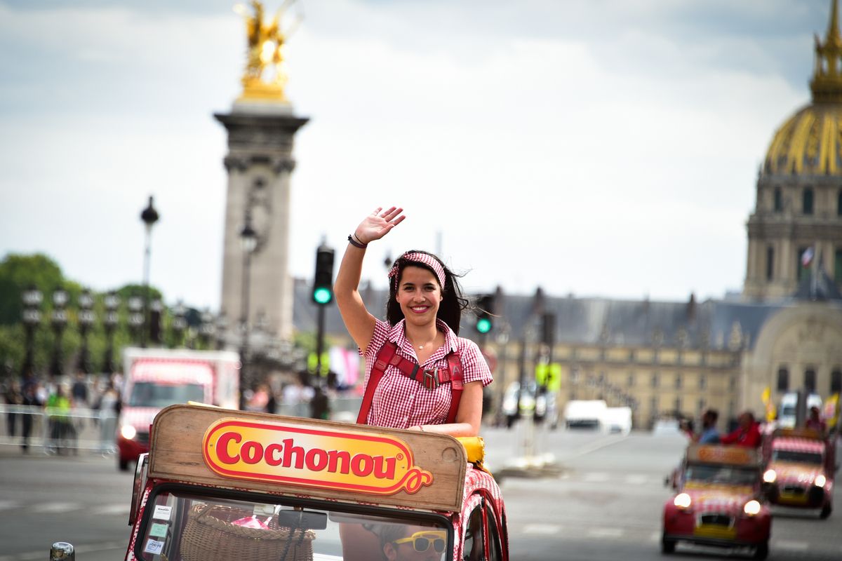 The caravan waves goodbye to the Tour de France for another year