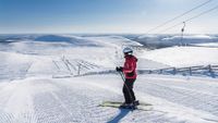 skier in Finland