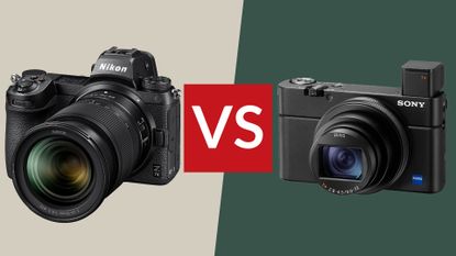 Compact camera vs mirrorless camera