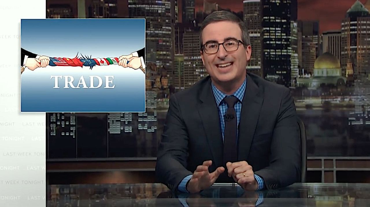 John Oliver explains trade economics