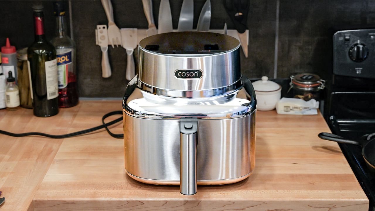 Cosori Iconic Air Fryer in a kitchen