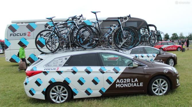 AG2R La Mondiale has just one model in the Tour de France; the Focus Izalco