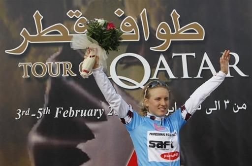 Rasa Leleivyte (Safi Pasta) took the best young rider's jersey.