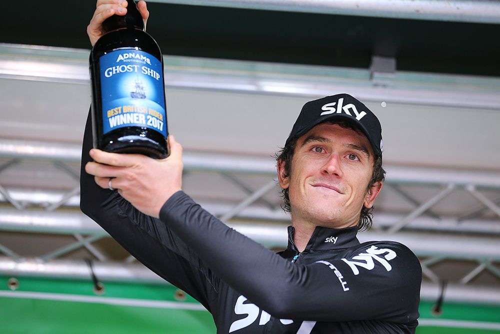Geraint Thomas was the top British rider at the 2017 Tour of Britain