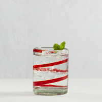 34. Red Ribbon Recycled Double Old-Fashioned Glasses (Set of 6): View at Pottery Barn