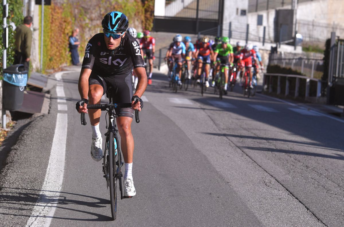Gianni Moscon (Team Sky) on the move