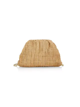 Small Bailey Raffia Clutch-On-Chain