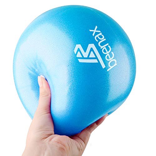 Beenax 23cm Soft Pilates Ball - 9 Inch Exercise, Mini Barre, Gym Ball - Perfect for Yoga, Pilates, Core Training, Physical Therapy and Balance (home &amp;amp; Gym &amp;amp; Office)