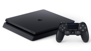 sony playstation slim 1tb system with additional dualshock 4 controller