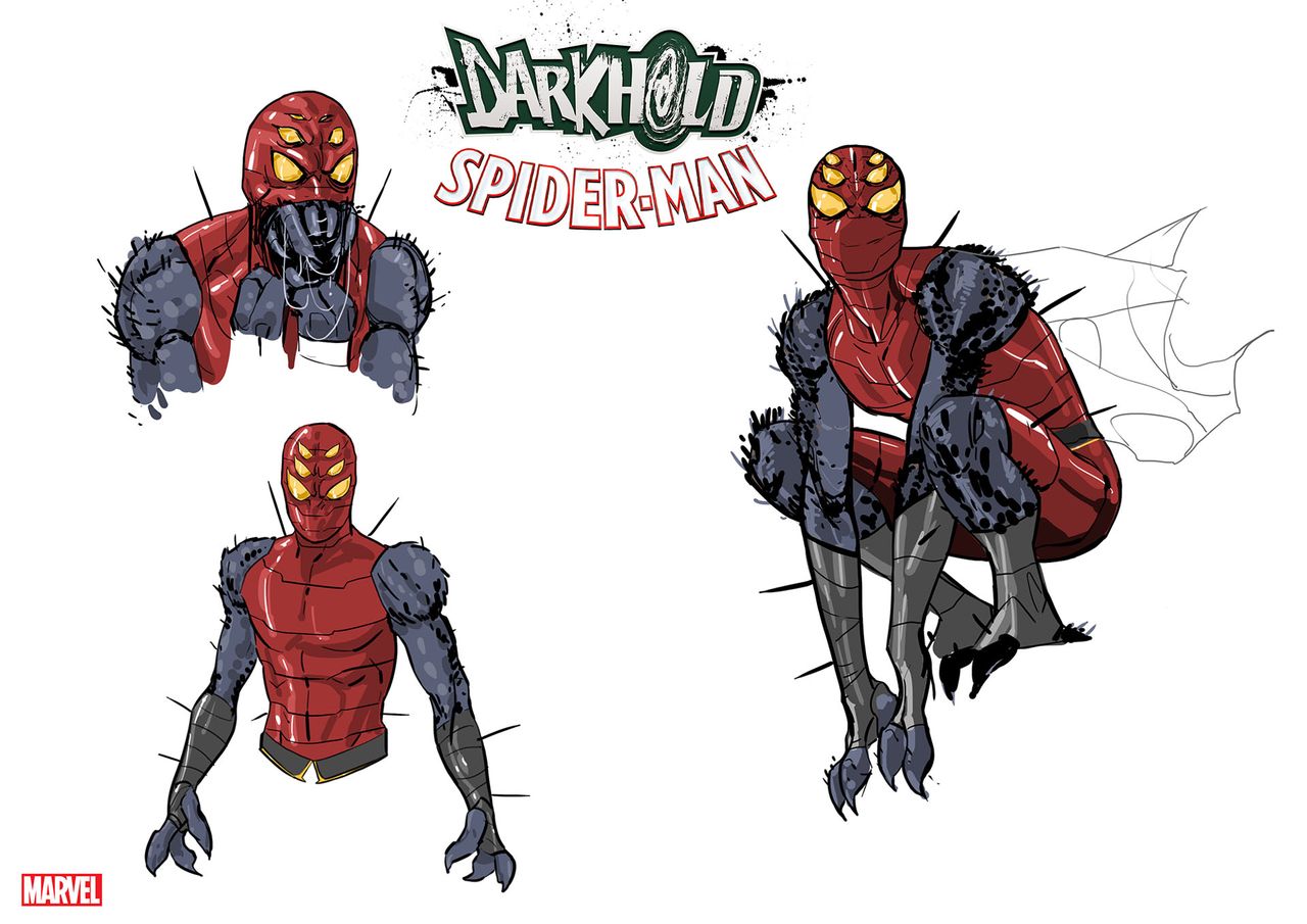 The Darkhold: Spider-Man #1 cover