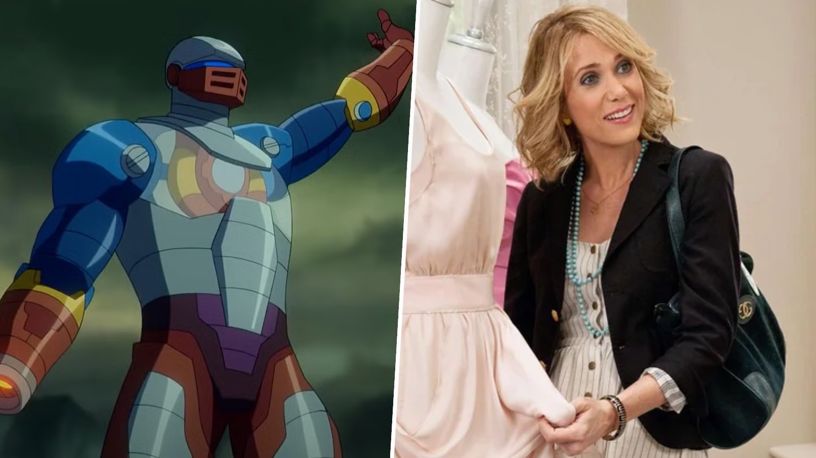 Roboto next to Kristen Wiig in Bridesmaids