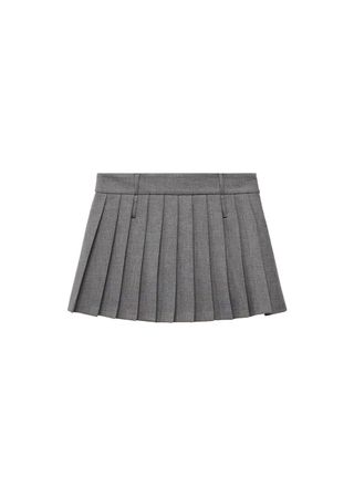 Pleated mini-skirt - Women