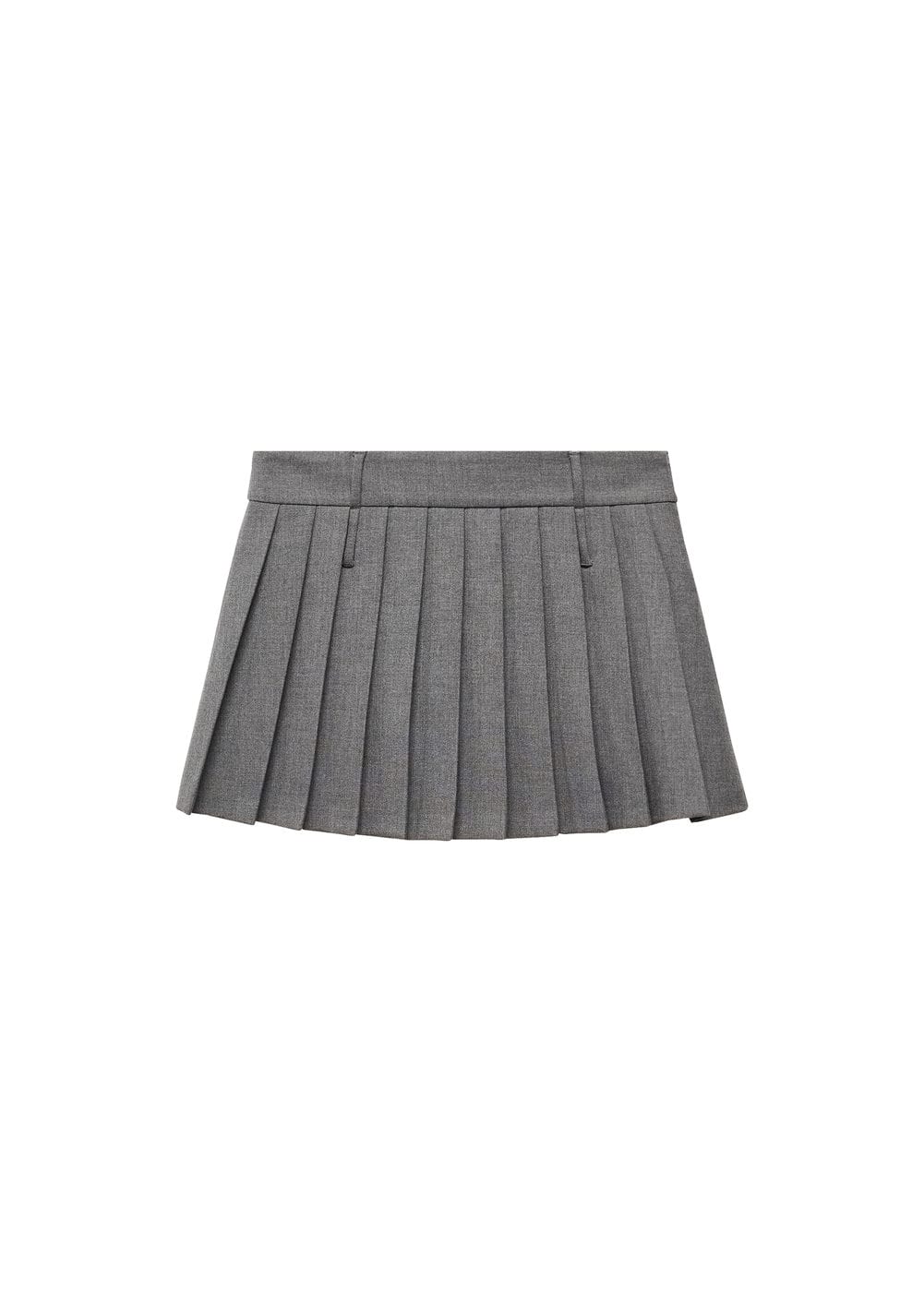 Pleated mini-skirt -  Women