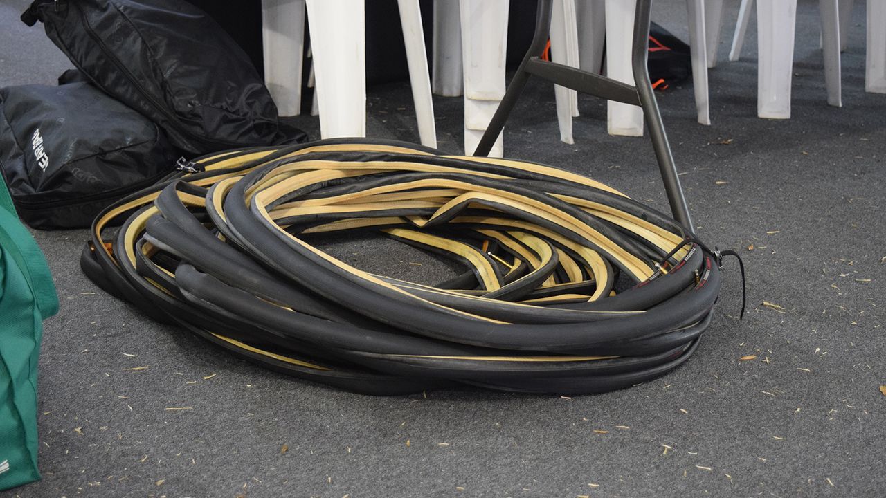 A few spare S-Works tubulars for the race